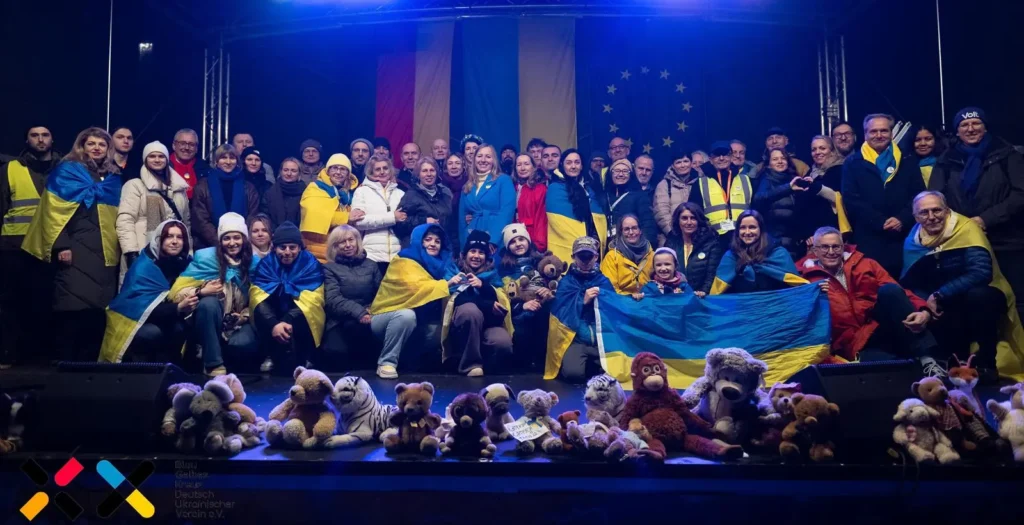 Spenden für die Ukraine und das Blau-Gelbe Kreuz