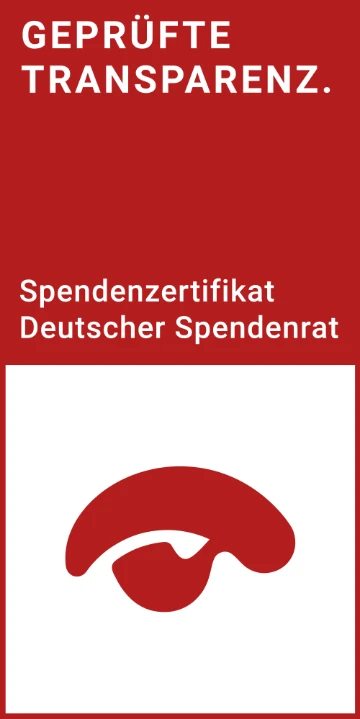 Siegel Geprüfte Transparenz: Spendenzertifikat des Deutschen Spendenrats