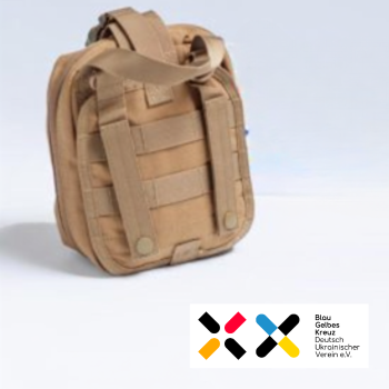 Rescue Backpack des Blau-Gelben Kreuzes für die Nothilfe in der Ukraine